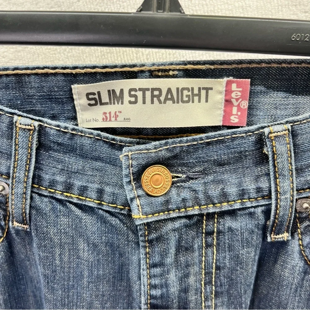 Levi’s‎ 514 Slim Straight Jeans Men’s 30/30 Blue Denim 100% Cotton Pants 2593
